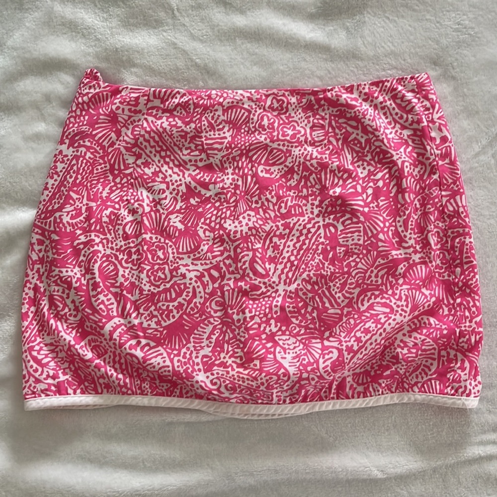 Lilly Pulitzer Pink Patterned Skort - image 2